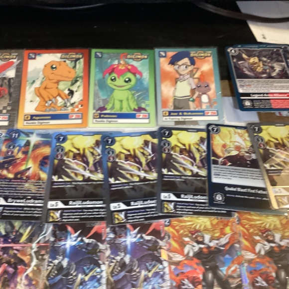 110 Digimon Card lot of 110 cards 38 foils and 82 non Foil cards - Picture 5 of 16
